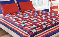 Patriotic Stars Pattern Patchwork #498
