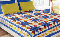 Shining Tulips Star Patchwork #505