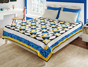 Geometric Waves Pattern Patchwork