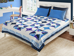 Shimmering Fans Pattern Patchwork